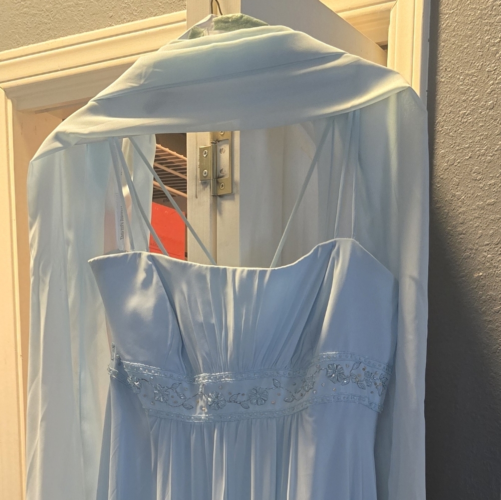 Bridesmaid Dress Blue